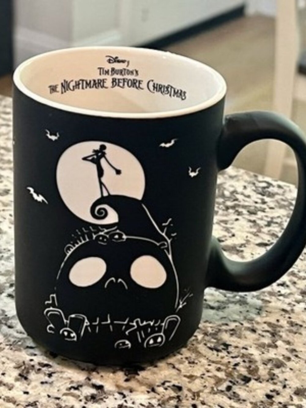 The Nightmare Before Christmas Mug Coffee Cup Disney Zrike Jack Skellington VGUC